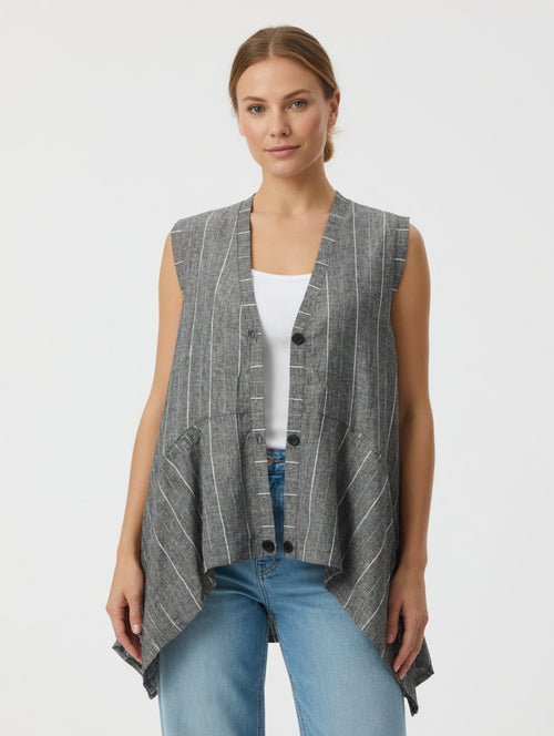 Button-Up Waterfall Jacket