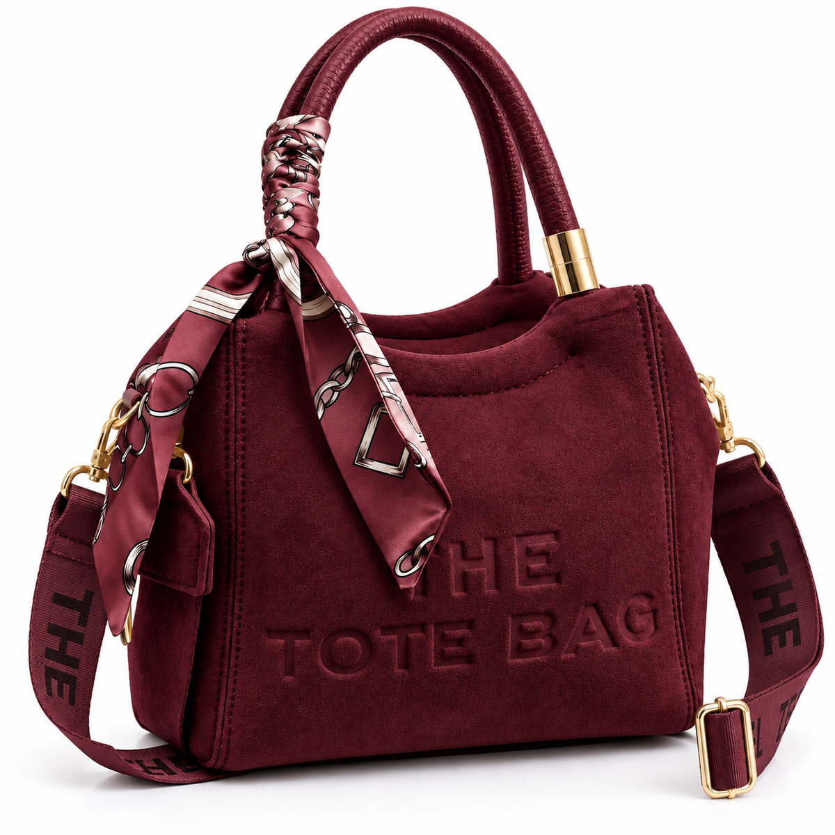 The Tote Bag With Scarf