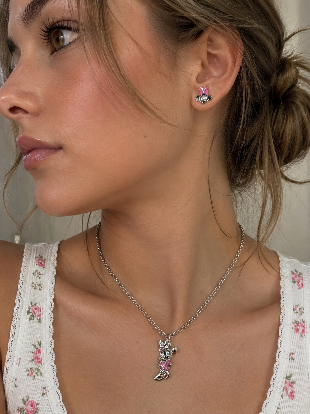 Minnie Necklace and Earrings