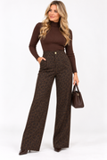 Leopard Print Trousers