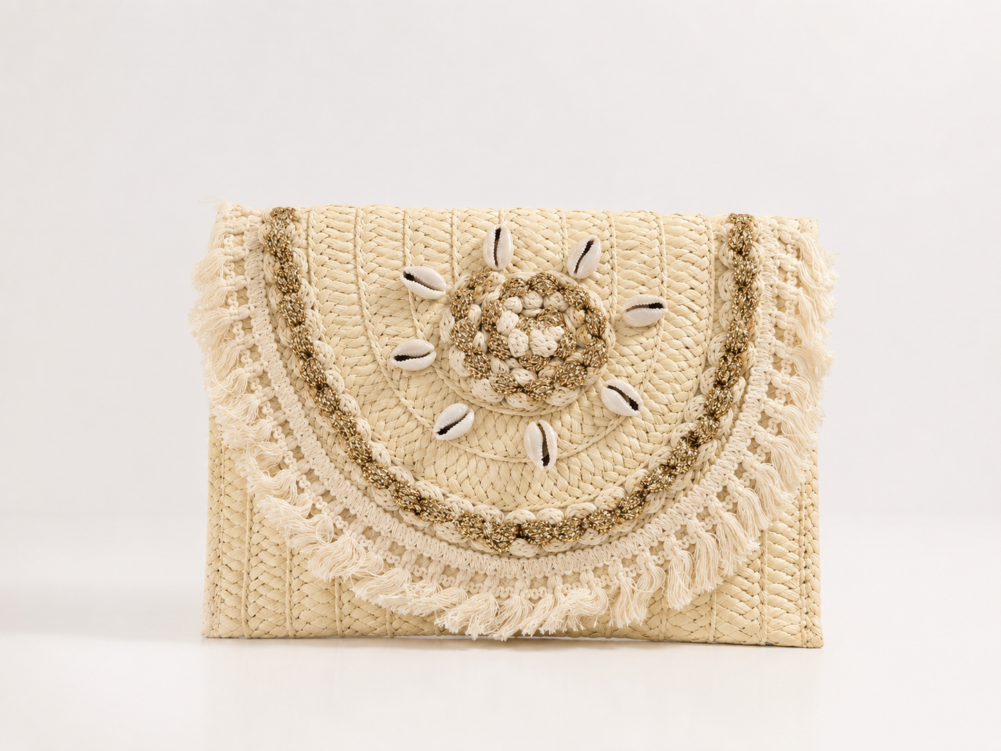 Seashell Envelope Bag