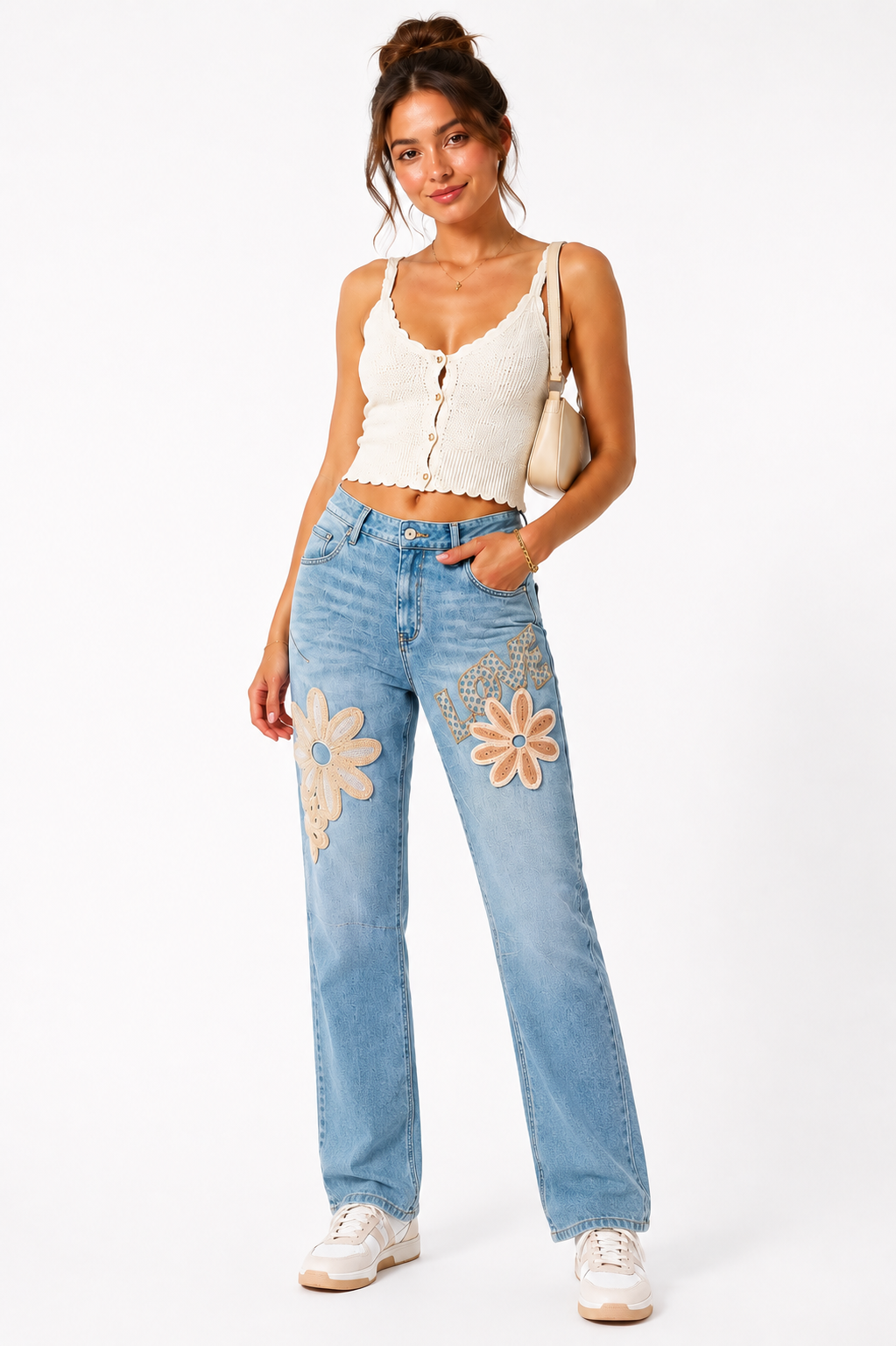 Obsession Embroidered LOVE jeans