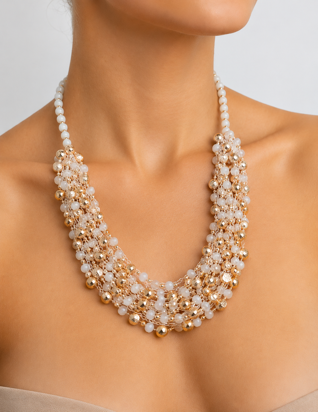 Layered Beaded Necklace