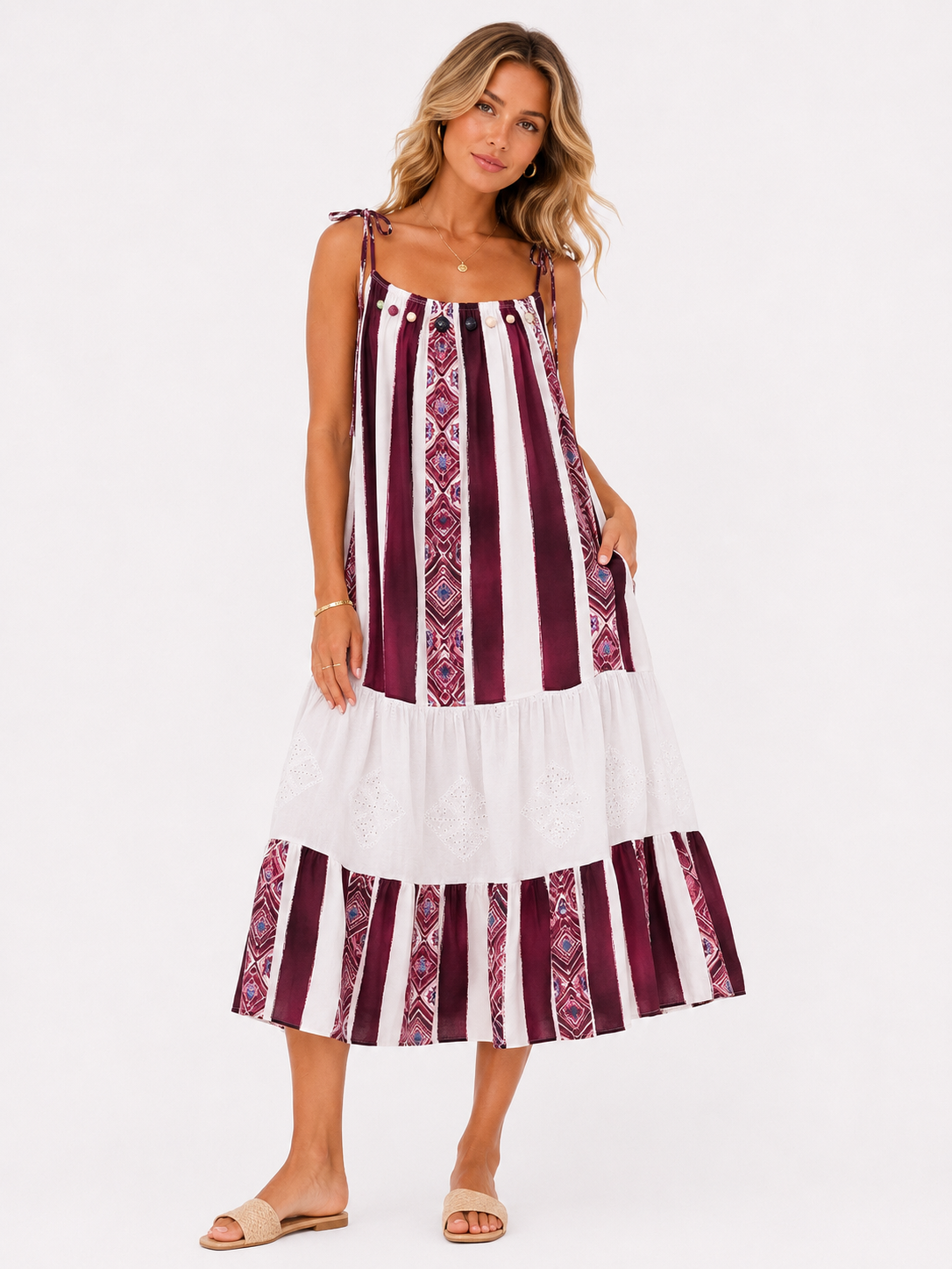 Beaded Maxi Dress