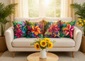 Hibiscus Cushion Covers (4 Piece)