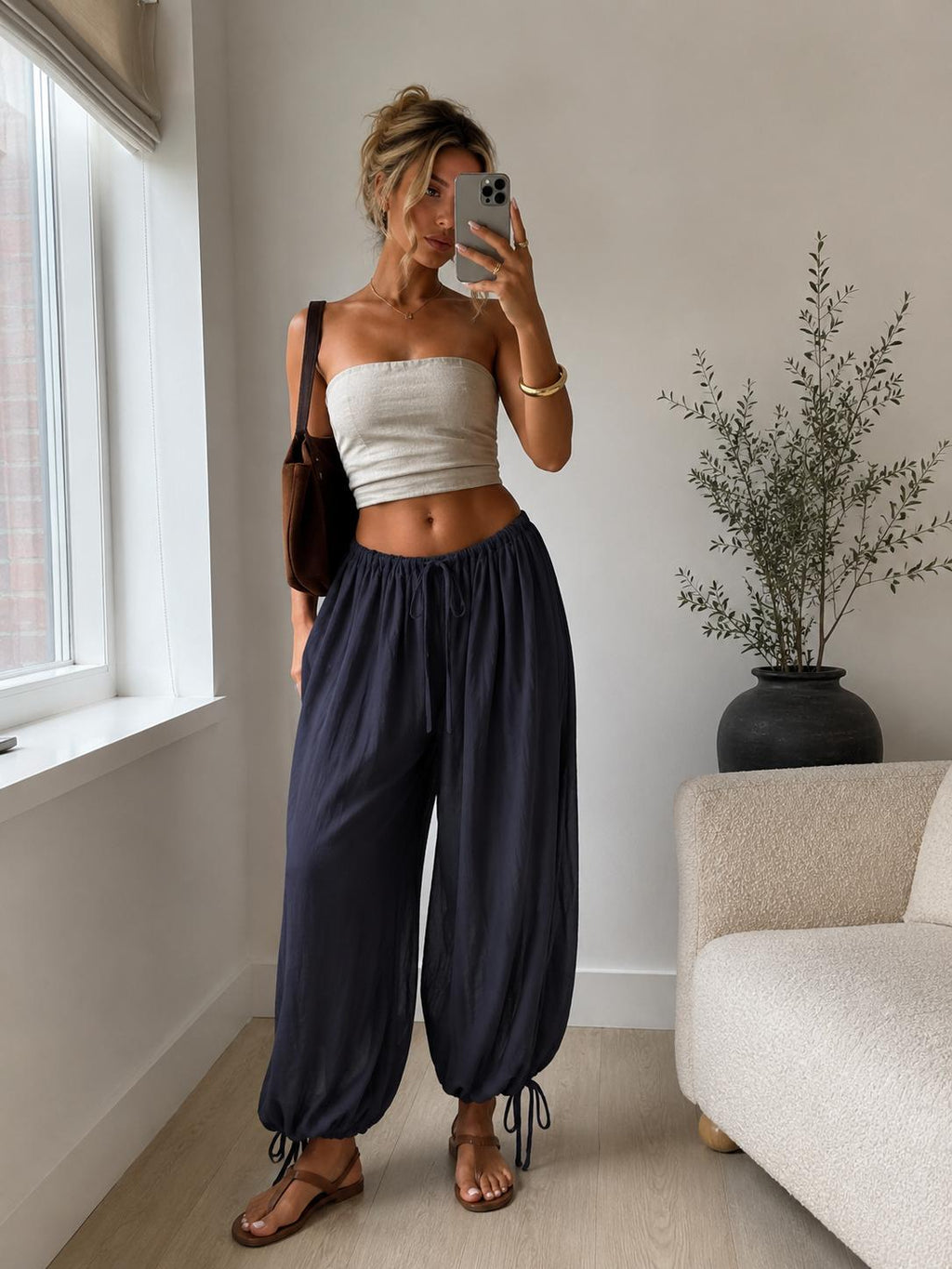 Adjustable Harem Trousers