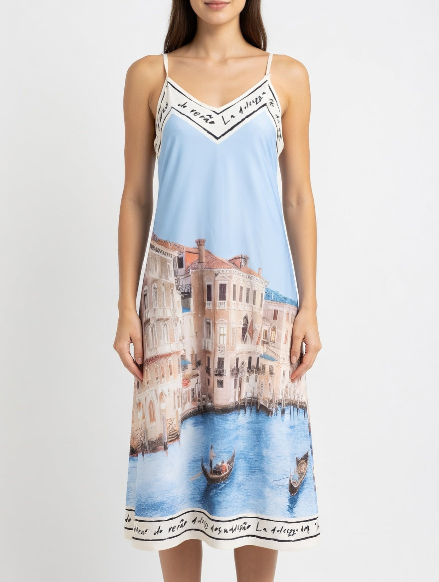 Silky Italian Dress