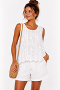 Floral Embroidered Top