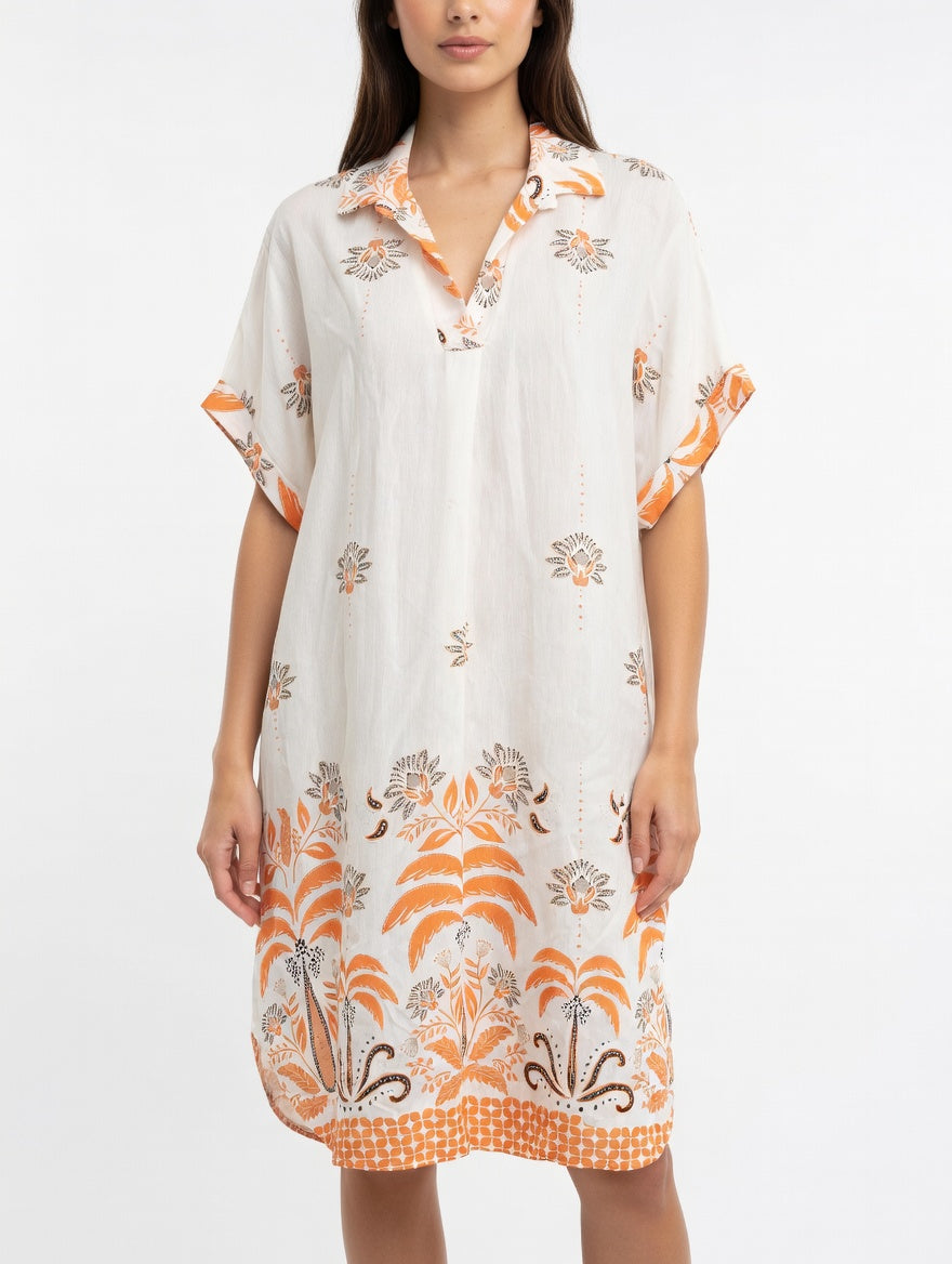 Floral Linen Dress