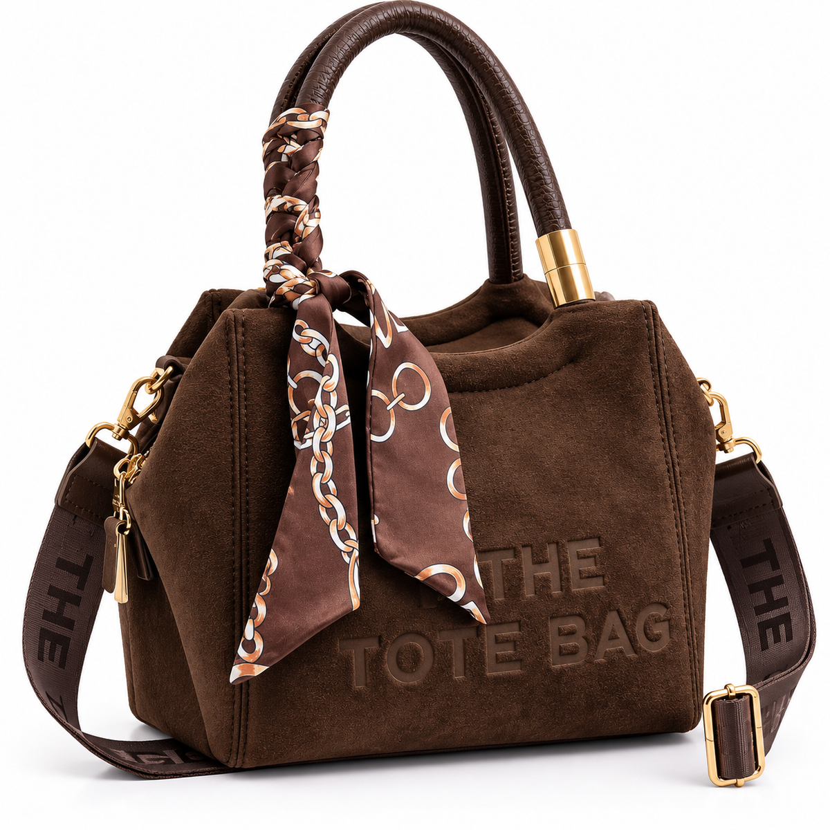 The Tote Bag With Scarf