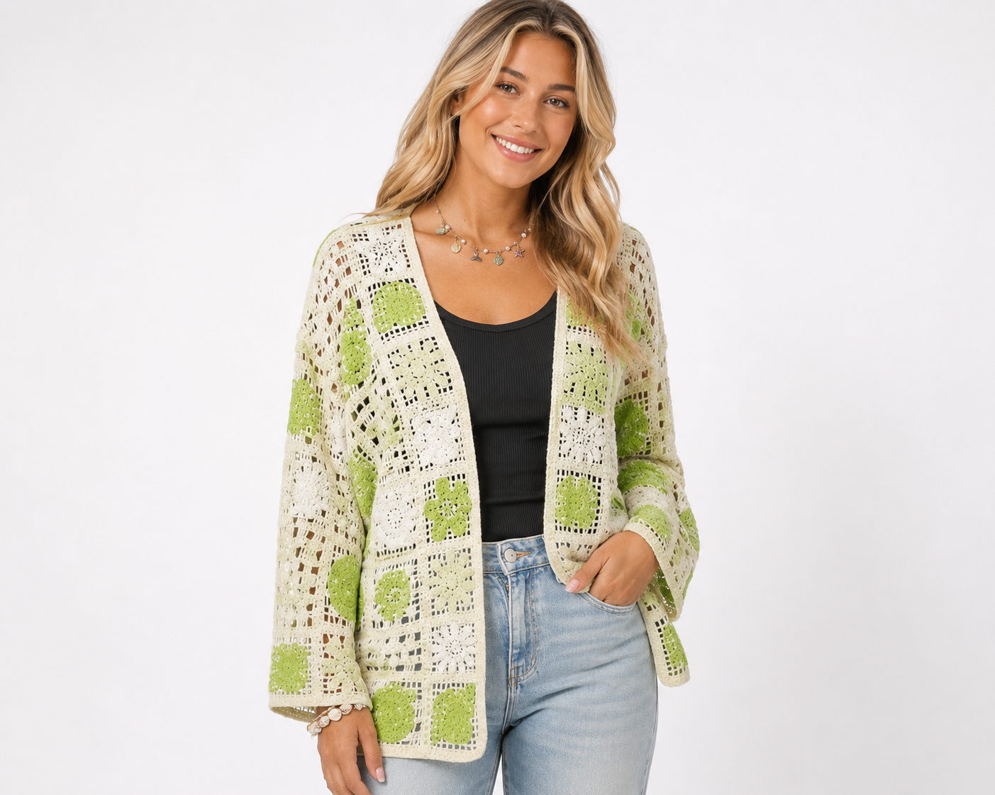 Seaside Crochet Cardigan