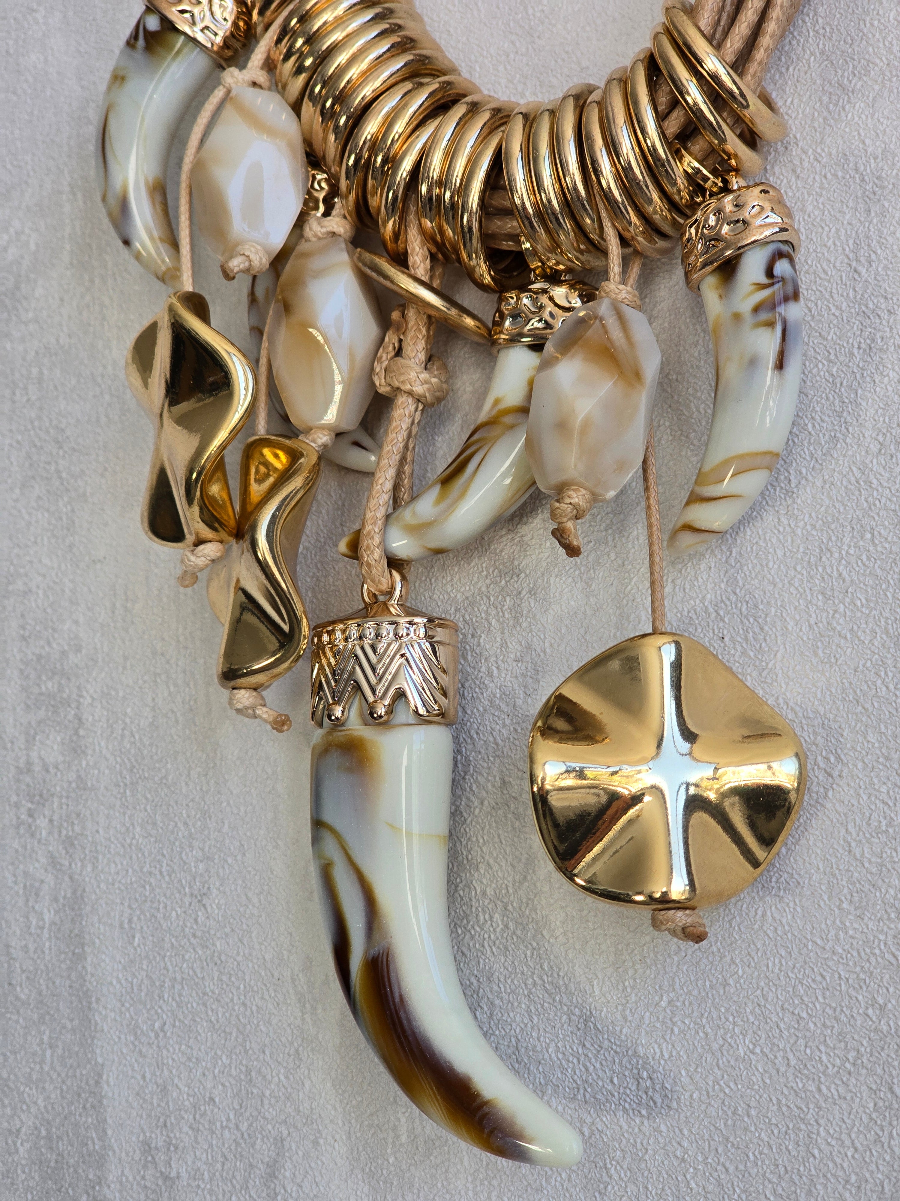 Gold Horn Necklace
