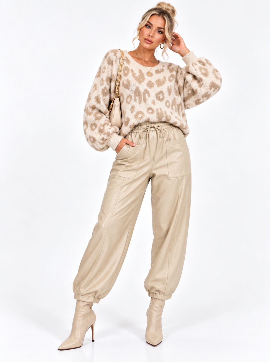 Animal Print Jumper