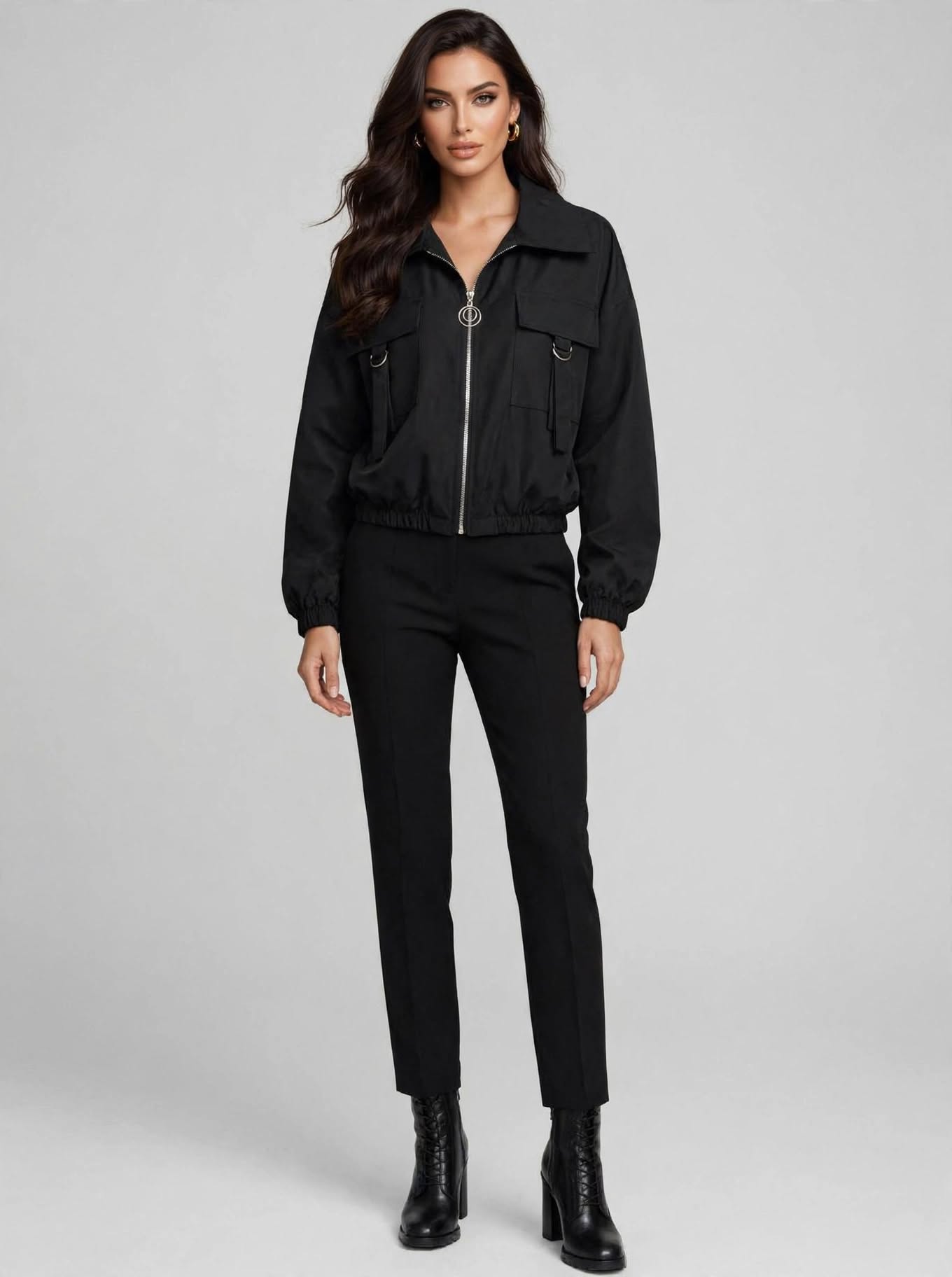 Toggle showerproof jacket
