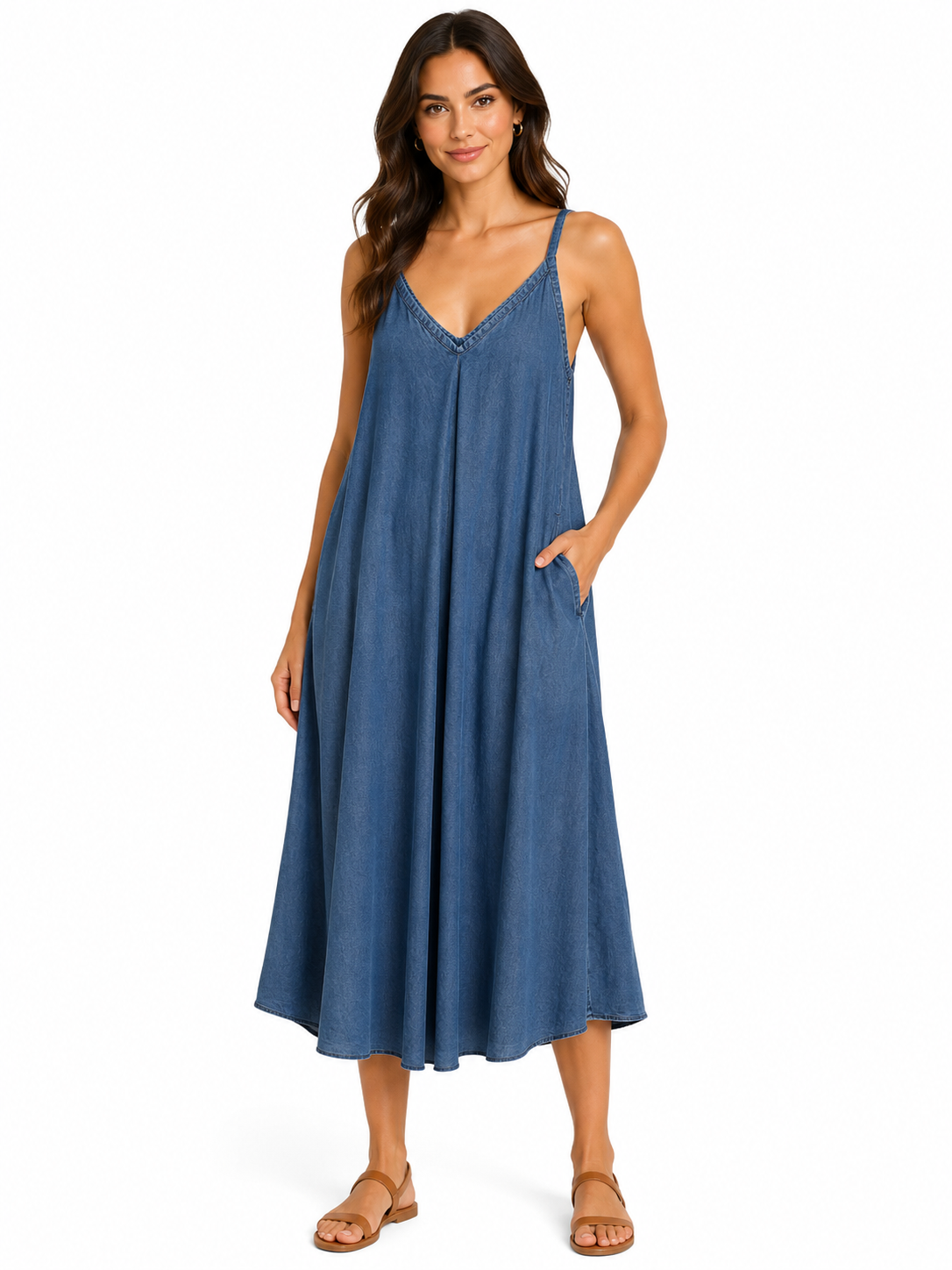 Strappy Demin Dress