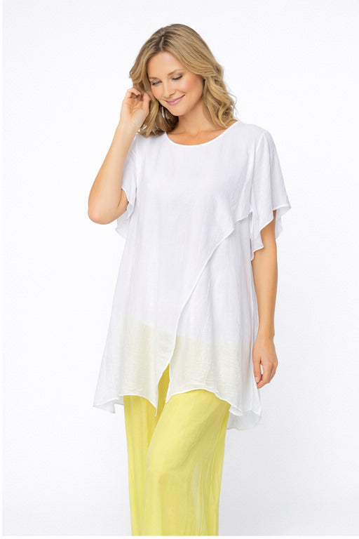 The Obsession Silk Split Top